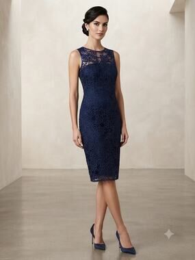 New Tatyana Bettie page clothing blue lace dress sz XS